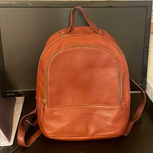 Margot New York Leather Kimmie Backpack in Brown